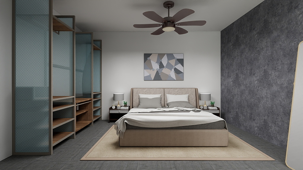 Habitación principal moderna